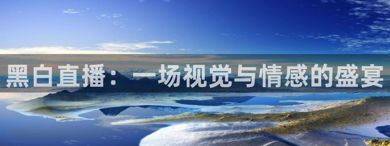 857直播体育篮球：黑白直播：一场视觉与情感的盛宴